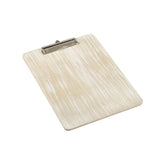 GenWare White Wash Wooden Menu Clipboard A4